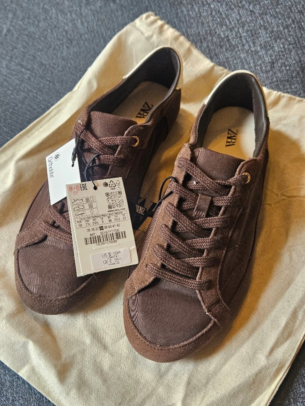 Zara Athletic Blucher Derby Shoes